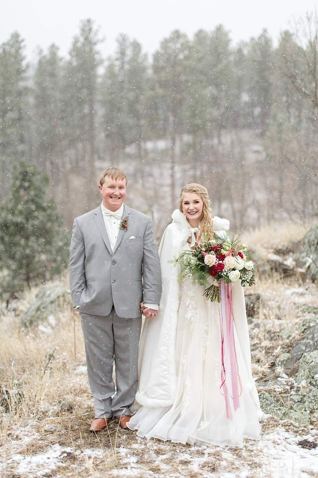 Black Hills Winter Wedding, K Bar S Lodge, South Dakota